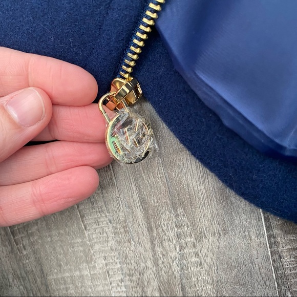 Michael Kors Wool Blend Zip Front Coat - Picture 2 of 7